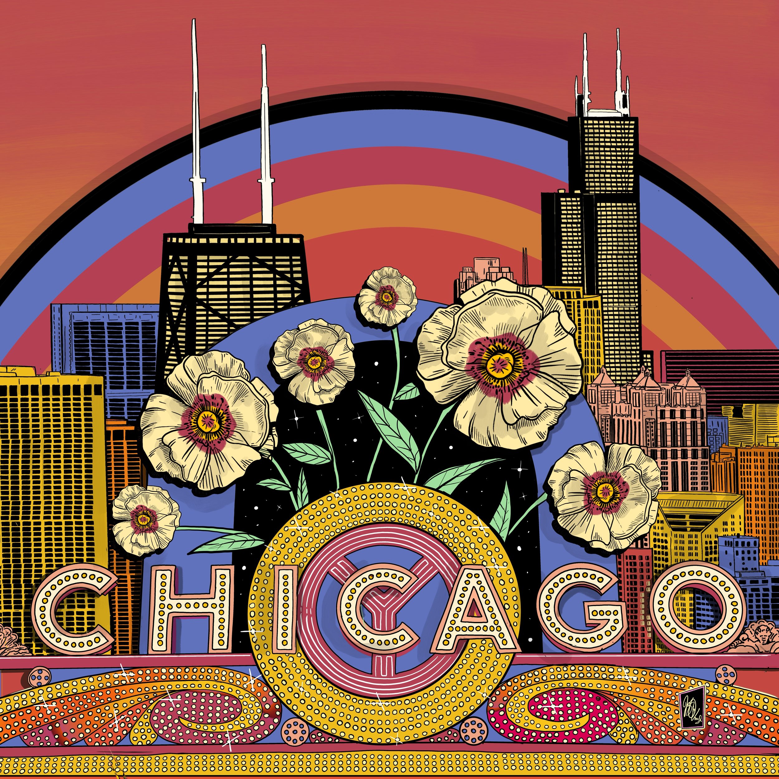 Chicago Forever Illustrations – Bold, Colorful Art Celebrating the